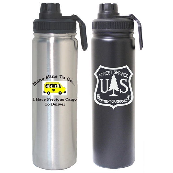 24 oz vacuum insulated sports bottle w/twist lid & spout... from ASI 36988 Artek USA Inc / Artek™ ARTEK