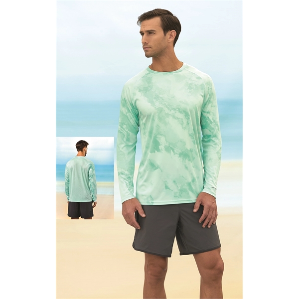 Long Sleeve Performance Tee with moisture and odor management, self-fabric neck... from ASI 85988 Century Place Apparel