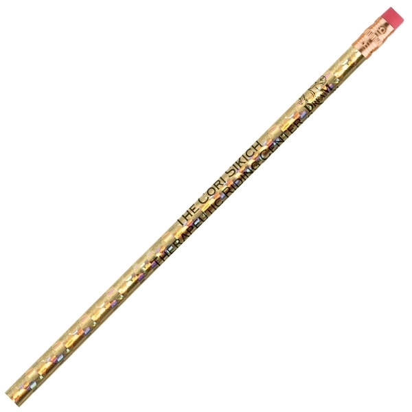 Palomino pencil with bright foil colors, gold ferrule and white eraser.... from ASI 86850 Shepenco/Shelbyville Pencil Co, Inc / SHEPENCO® Shelbyville Pencil Company