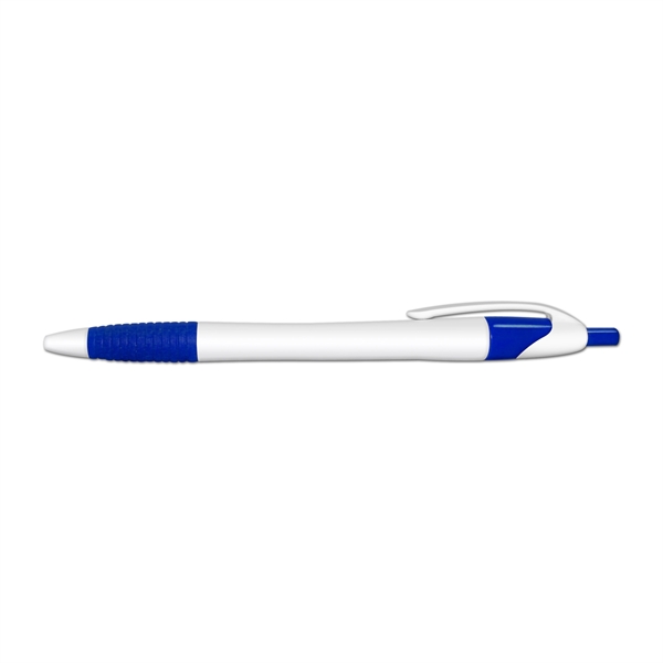Retractable ballpoint pen with rubber grip, 5 3/4".... from ASI 67675 Liqui-Mark Corp