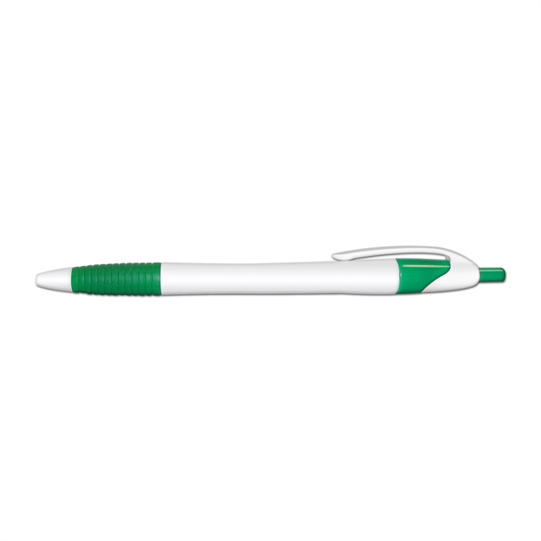 Retractable ballpoint pen with rubber grip, 5 3/4".... from ASI 67675 Liqui-Mark Corp