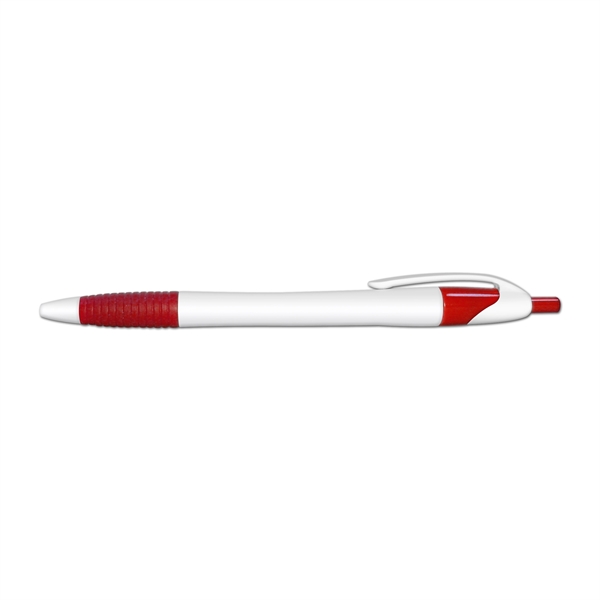 Retractable ballpoint pen with rubber grip, 5 3/4".... from ASI 67675 Liqui-Mark Corp