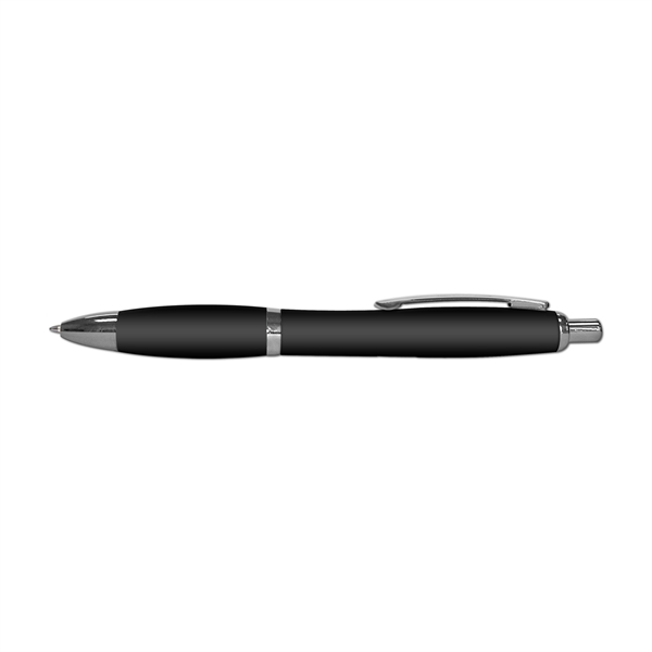 Retractable ball point pen with translucent barrel and matching colored grip.... from ASI 67675 Liqui-Mark Corp