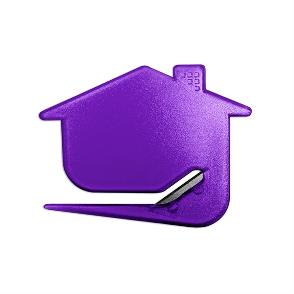 3 5/32" x 2 1/2" letter opener in a house shape.... from ASI 67675 Liqui-Mark Corp