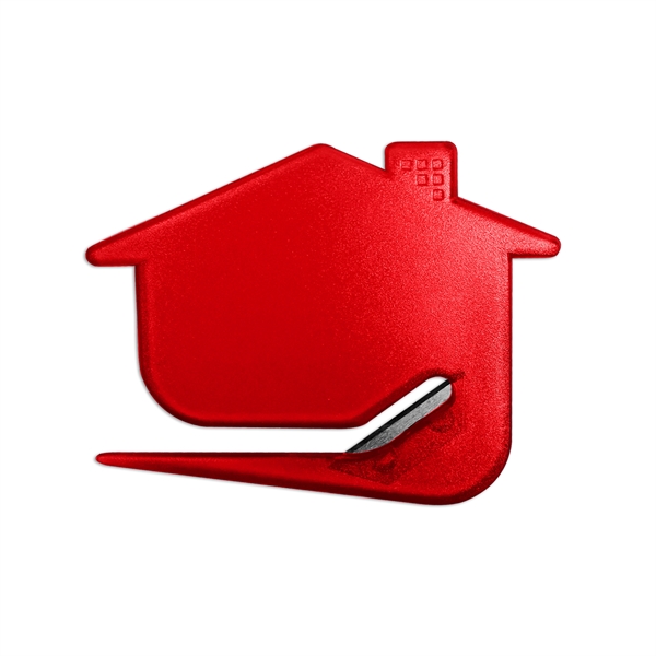 3 5/32" x 2 1/2" letter opener in a house shape.... from ASI 67675 Liqui-Mark Corp