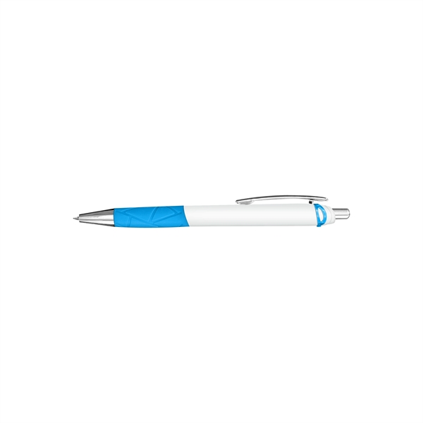 5 1/2"L retractable ballpoint pen with rubber grip and black ink.... from ASI 67675 Liqui-Mark Corp