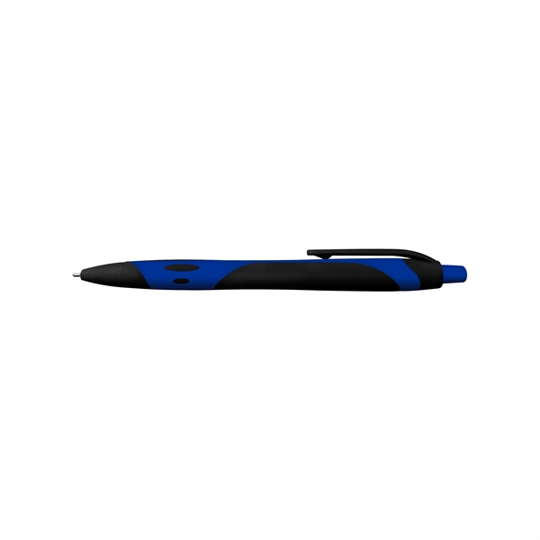 5 5/8"L rubberized ballpoint pen with black gel ink.... from ASI 67675 Liqui-Mark Corp