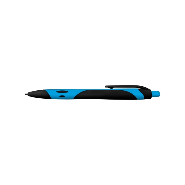 5 5/8"L rubberized ballpoint pen with black gel ink.... from ASI 67675 Liqui-Mark Corp