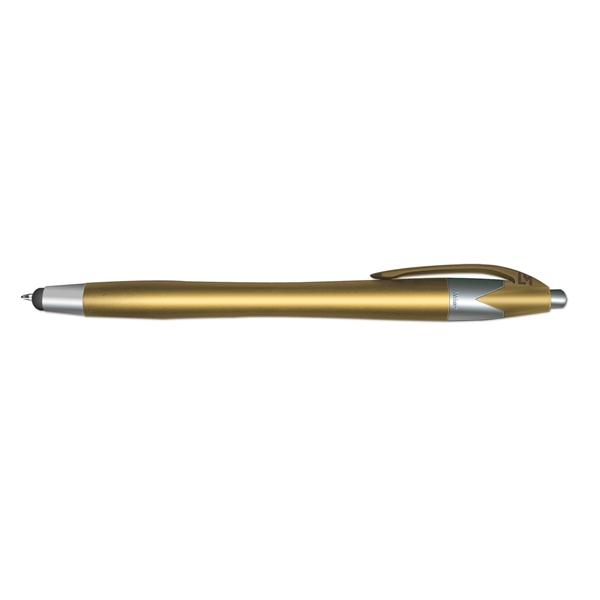 Retractable Ball Point Pen & Stylus Combo with Black or Blue... from ASI 67675 Liqui-Mark Corp