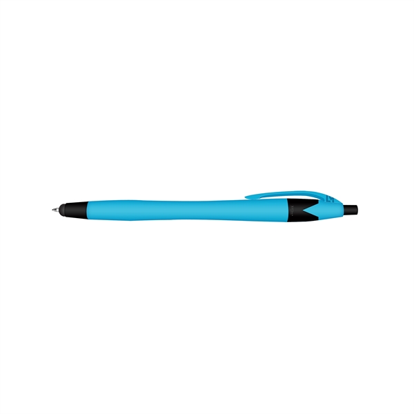 iWriter Smooth Soft Touch Rubberized ball point pen with stylus tip... from ASI 67675 Liqui-Mark Corp