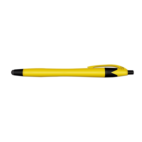 Stylus & Retractable Ball Point Pen Combo with Neon Barrels... from ASI 67675 Liqui-Mark Corp