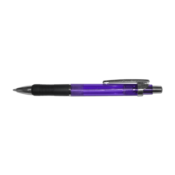 Retractable ball point pen with black writing ink.... from ASI 67675 Liqui-Mark Corp