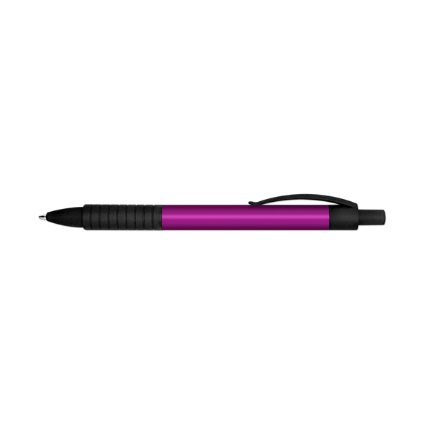 Retrax Smooth Grip Metallic Retractable Ball Point Pen With Soft-Touch Rubberized... from ASI 67675 Liqui-Mark Corp