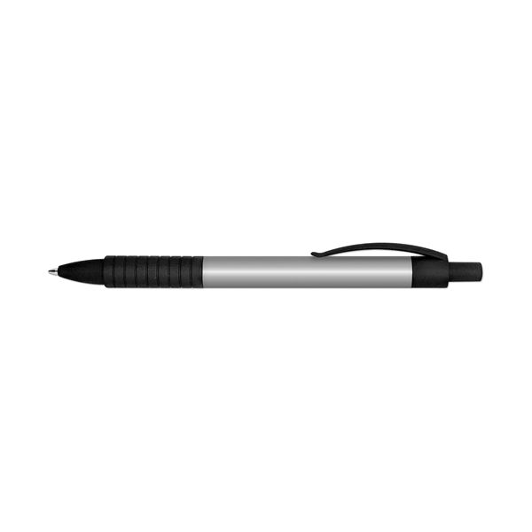 Retrax Smooth Grip Metallic Retractable Ball Point Pen With Soft-Touch Rubberized... from ASI 67675 Liqui-Mark Corp