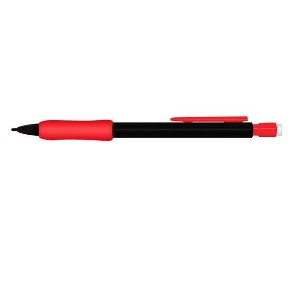 Mechanical pencil with black barrel and colored trim. Refillable.... from ASI 67675 Liqui-Mark Corp