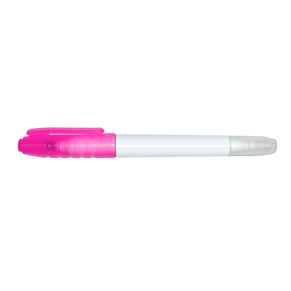 Double ended erasable highlighter on one end and eraser ink on... from ASI 67675 Liqui-Mark Corp
