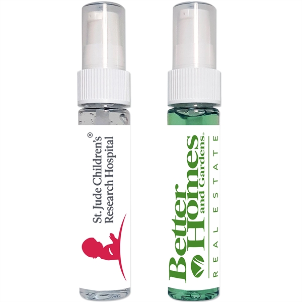 Hand sanitizing gel pump bottle has 70% ethyl alcohol.... from ASI 58805 HPC Global