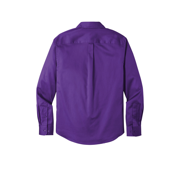 Port Authority Long Sleeve SuperPro React Twill Shirt.... from ASI 84863 SanMar