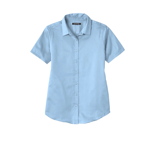 Port Authority Ladies Short Sleeve SuperPro React Twill S...... from ASI 84863 SanMar