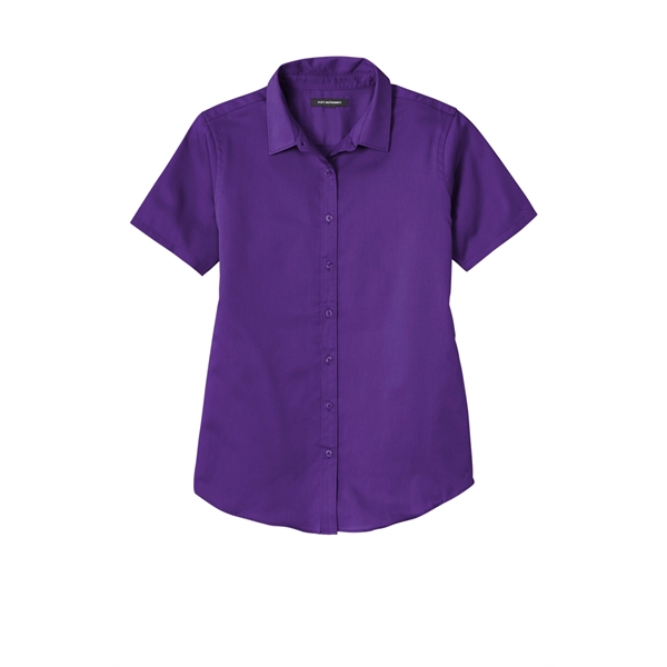 Port Authority Ladies Short Sleeve SuperPro React Twill S...... from ASI 84863 SanMar