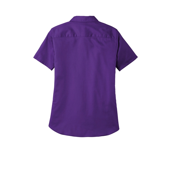 Port Authority Ladies Short Sleeve SuperPro React Twill S...... from ASI 84863 SanMar