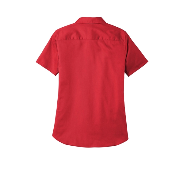 Port Authority Ladies Short Sleeve SuperPro React Twill S...... from ASI 84863 SanMar