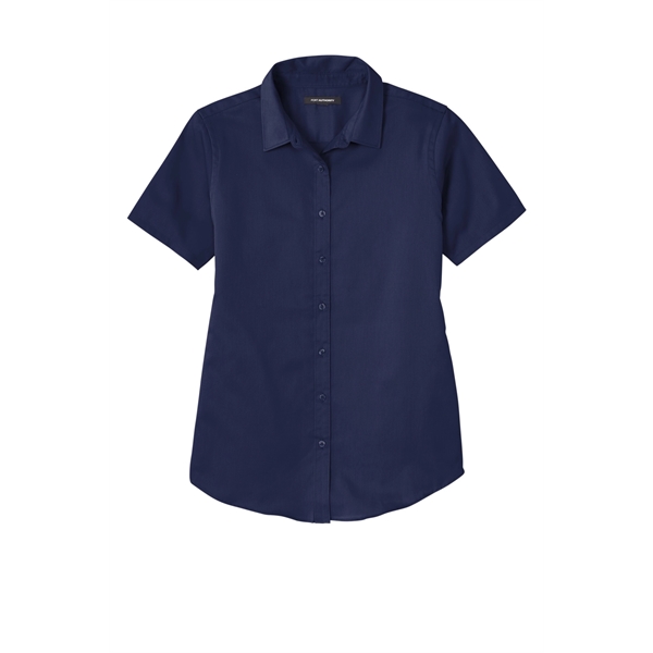 Port Authority Ladies Short Sleeve SuperPro React Twill S...... from ASI 84863 SanMar