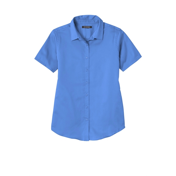 Port Authority Ladies Short Sleeve SuperPro React Twill S...... from ASI 84863 SanMar