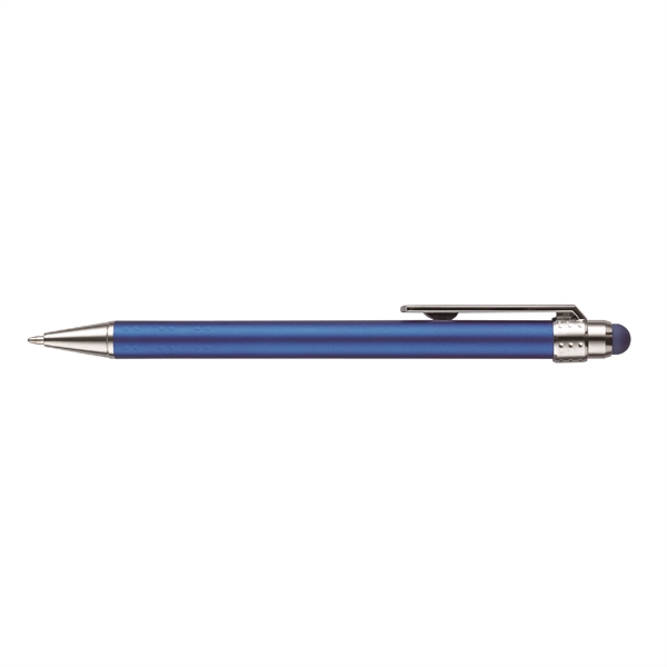 Retractable style pen with metallic barrel, satin finish and color-matched stylus;... from ASI 82498 RiteLine LLC