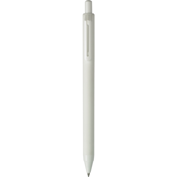 Sleek, soft-touch barrel pen available in several colors with black gel... from ASI 82498 RiteLine LLC