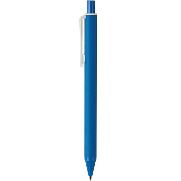 Sleek, soft-touch barrel pen available in several colors accented with a... from ASI 82498 RiteLine LLC