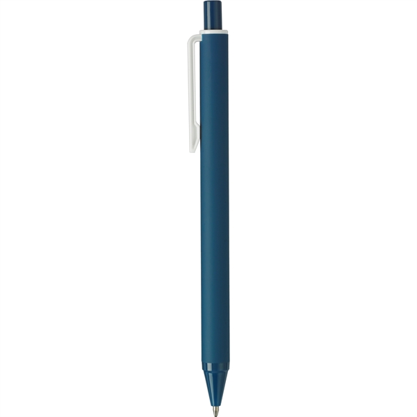 Sleek, soft-touch barrel pen available in several colors accented with a... from ASI 82498 RiteLine LLC