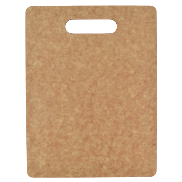 Eco Rectangle Cutting Board 9" x 6" made of wood fiber... from ASI 72657 Active Life Promo / Apres Ski Ingrain Promo
