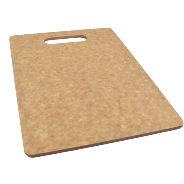 Eco Rectangle Cutting Board 9" x 6" made of wood fiber... from ASI 72657 Active Life Promo / Apres Ski Ingrain Promo