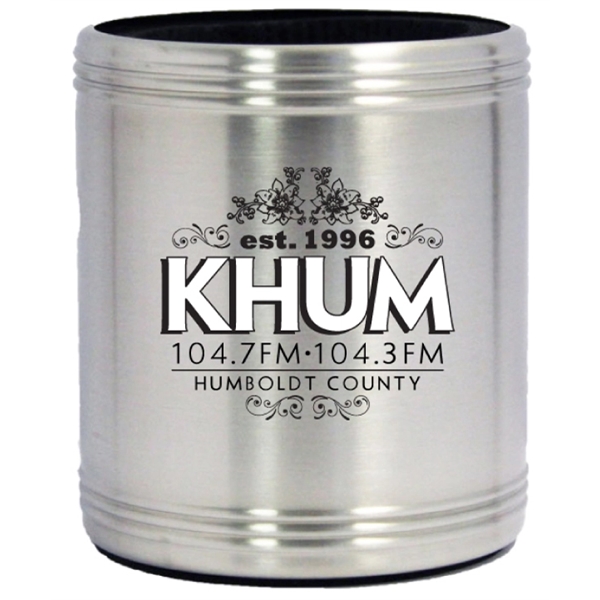 Stainless steel can holder with foam cushion inside.... from ASI 36988 Artek USA Inc / Artek™