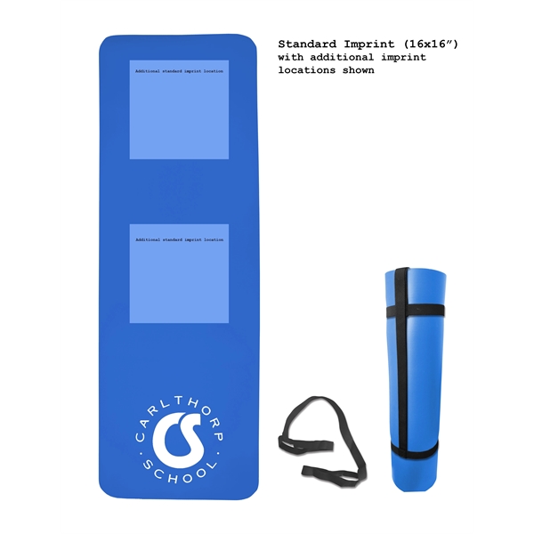 Standard size Yoga mat made of 5/16 shock absorbing foam.... from ASI 72805 NEP Promotions / NEP Promotions™