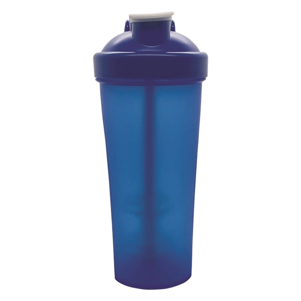 27 ounce plastic Perfect shaker bottle with mixing pole in cap.... from ASI 31978 Admanline