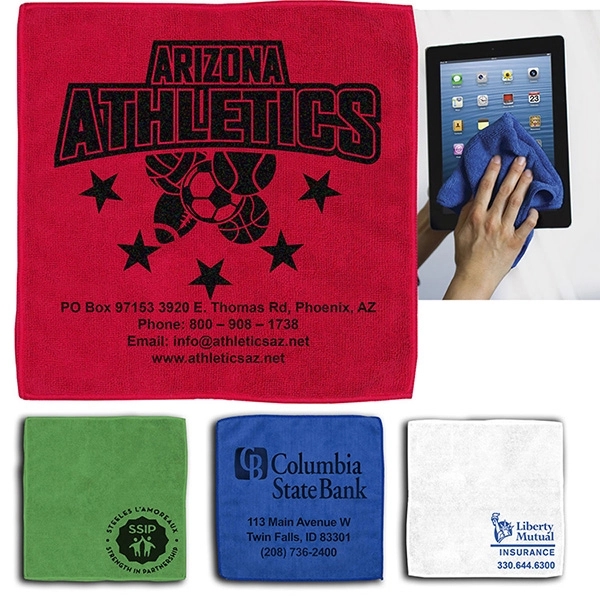 Recycled RPET 300GSM Heavy Duty Microfiber Electronics, Rally or Sports Towel... from ASI 62660 Innovation Line