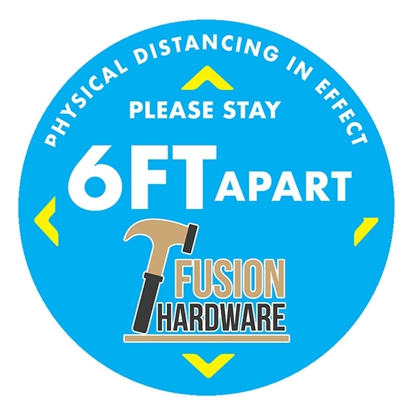 CustomCut(TM) 6 mil removable vinyl stickers in assorted custom sizes and... from ASI 62660 Innovation Line