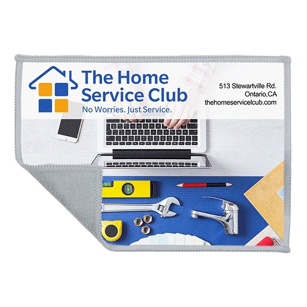 5" x 7" polyester microfiber screen cleaning cloth with terry side... from ASI 62660 Innovation Line
