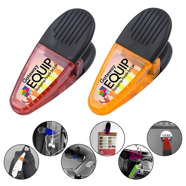 Magnetic clip with large rubber handle and large customization area.... from ASI 62660 Innovation Line