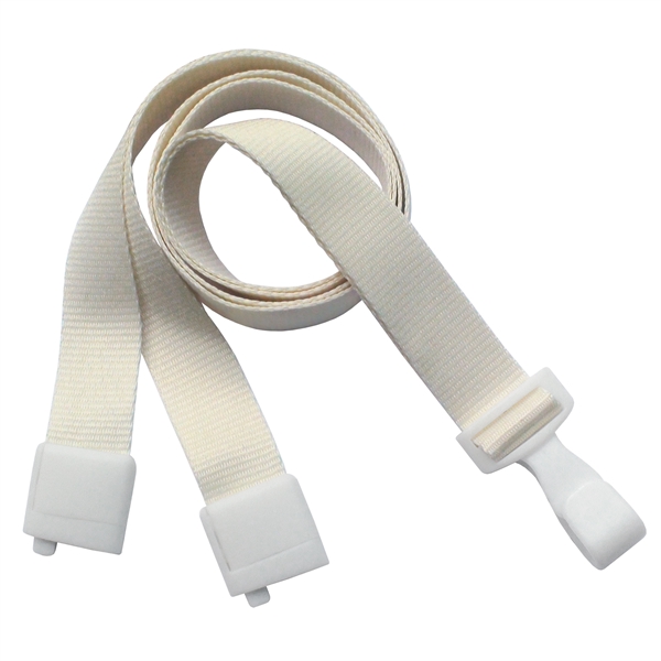 Sustainable custom silkscreen lanyard is strong and durable, yet comfortable enough... from ASI 79898 Promovision / PROMOVISION