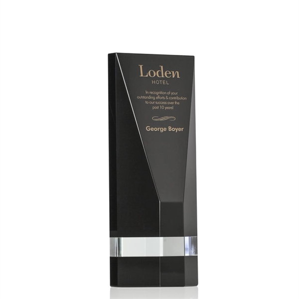 The beveled Gravenhurst tower is created from ebony optical crystal with... from ASI 84592 St Regis Group / St Regis