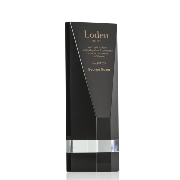 The beveled Gravenhurst tower is created from ebony optical crystal with... from ASI 84592 St Regis Group / St Regis