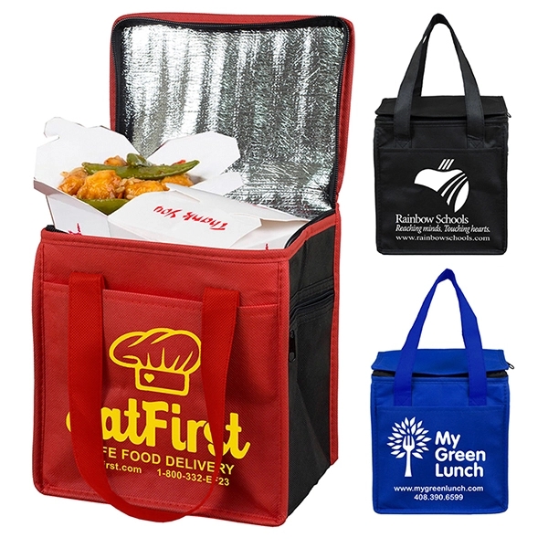 8" x 8 1/2" x 6" 80GSM non-woven polypropylene insulated lunch... from ASI 62660 Innovation Line