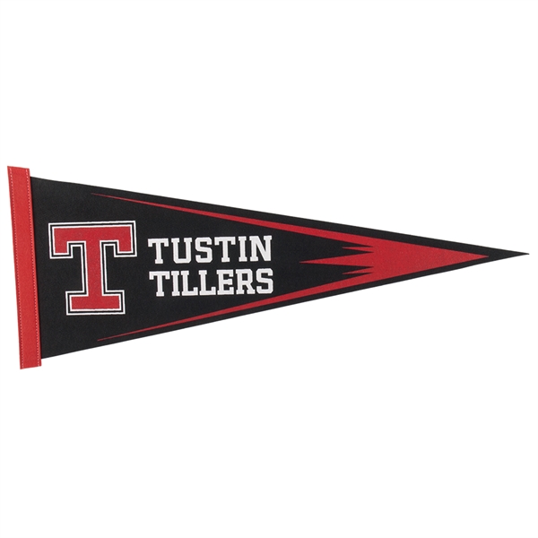 Felt 9" x 24" pennant with edge strip.... from ASI 77280 Pepco Poms / Pepco Poms