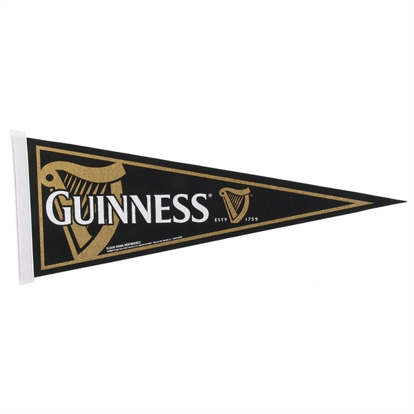 Felt 9" x 24" pennant with edge strip.... from ASI 77280 Pepco Poms / Pepco Poms