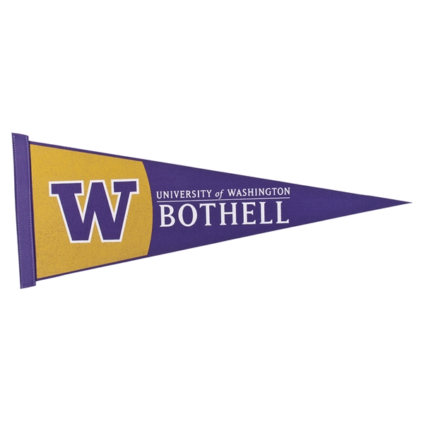 Felt 9" x 24" pennant with edge strip.... from ASI 77280 Pepco Poms / Pepco Poms