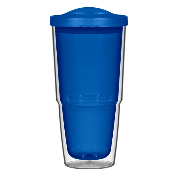 24 Oz. Biggie Tumbler With Lid. Double Wall Construction For Insulation... from ASI 61125 Hit Promotional Products / Hit®