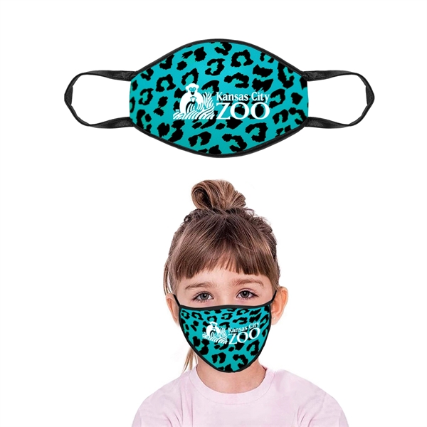 Youth Size USA Made Full Color Face Mask with Ear Loops... from ASI 68366 Makana Line LLC / Makana Line